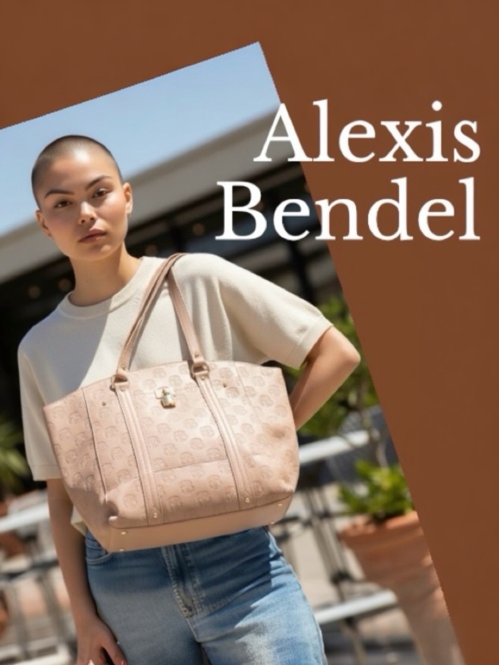 Alexis Bendel Vegan Leather Tote Bag